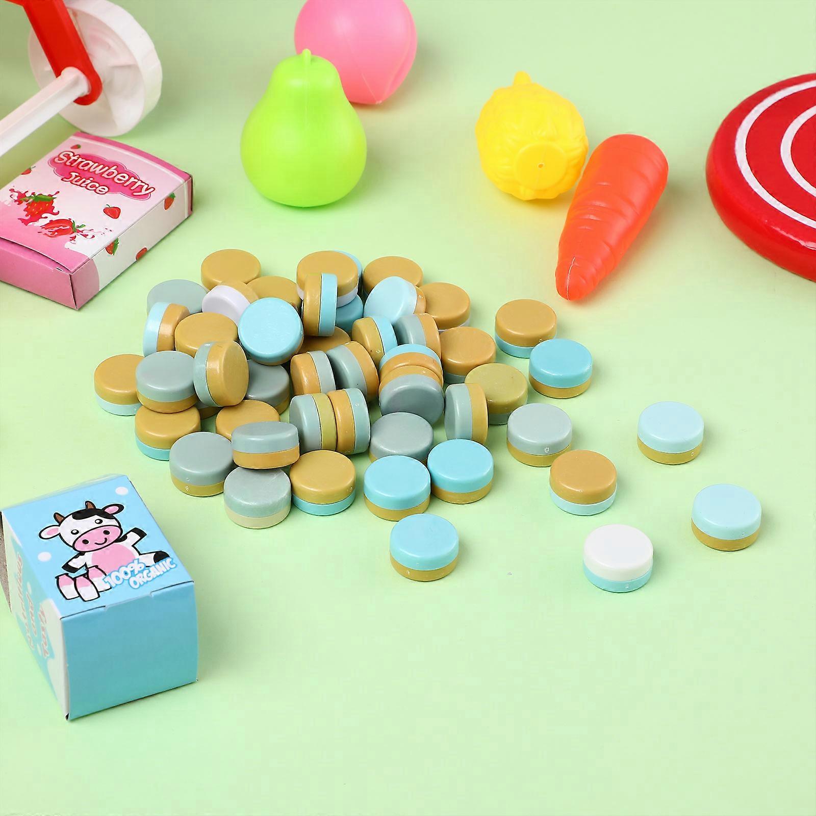 Toyvian 50Pcs Plastic Ring Boxes 22cm Baby Rattle Toys Noise Makers Insert Squeakers for Baby Infant