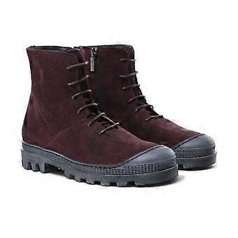 Lofina Lace Up Leather Boots