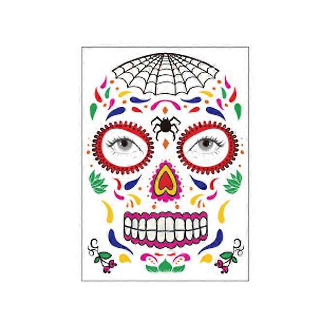 هالوين الوجه المؤقت الوشم هالوين ماكياج ملصقات