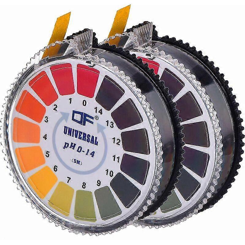 Papier Test De Ph Universel Bandes De Test Ph Rouleau De Bandes De Test Ph, Mesure De Ph Gamme Complte 0-14, 16,4 Ft/rouleau (2)