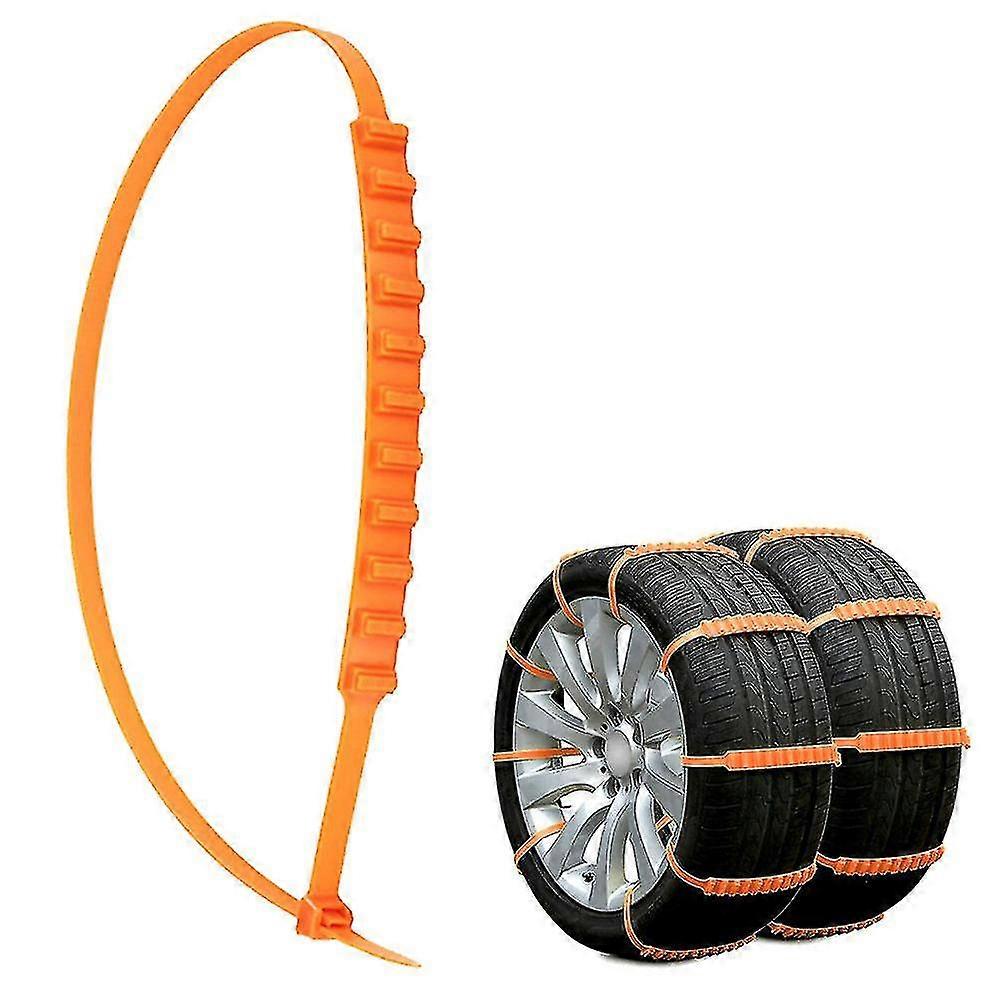 10pcs Anti-skid Snow Survival Traction Car Tire Chains Security Chains