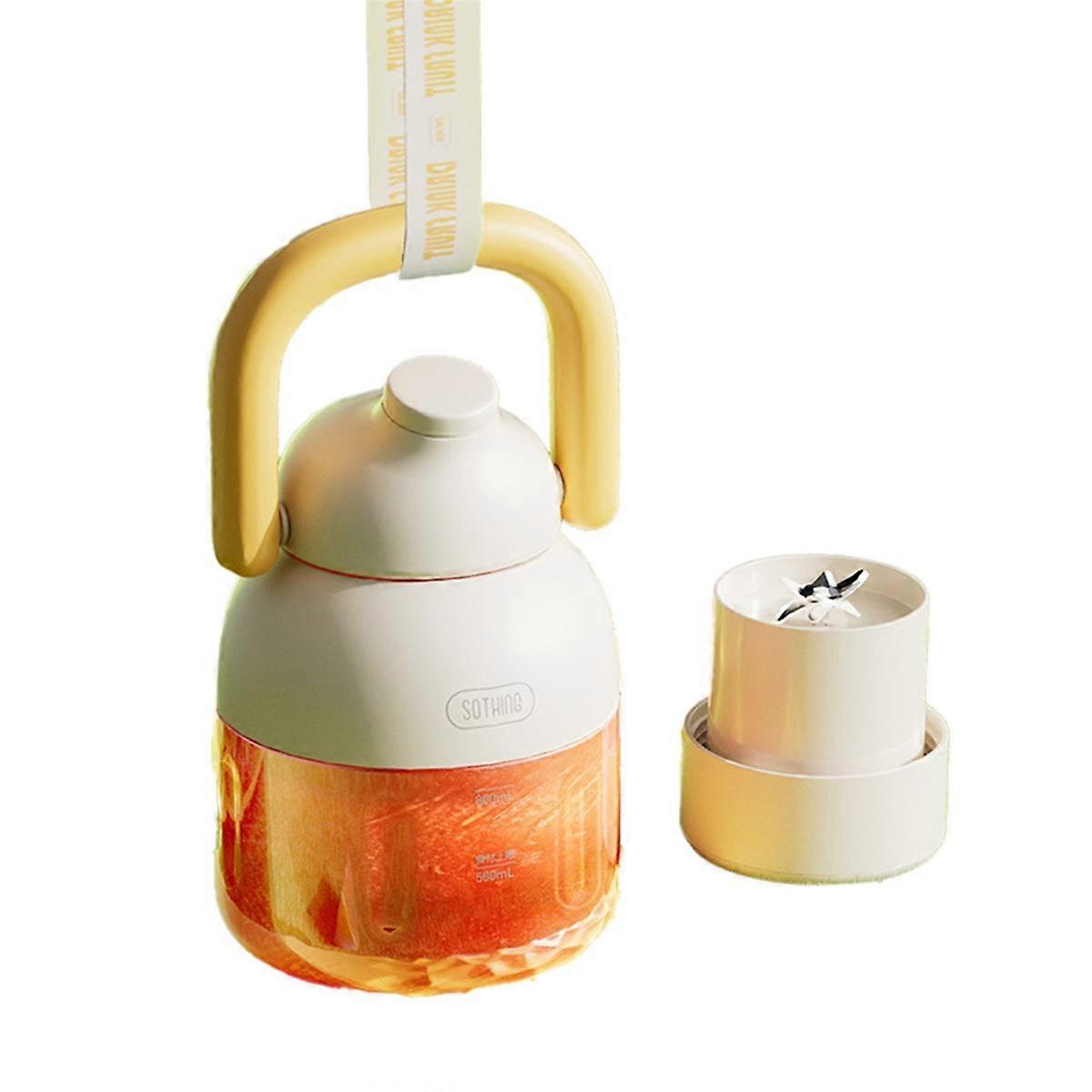 Portable Blender for Shakes & Smoothies Leak-Proof Water Bottle with Removable Straw Cordless Portable Juicer C