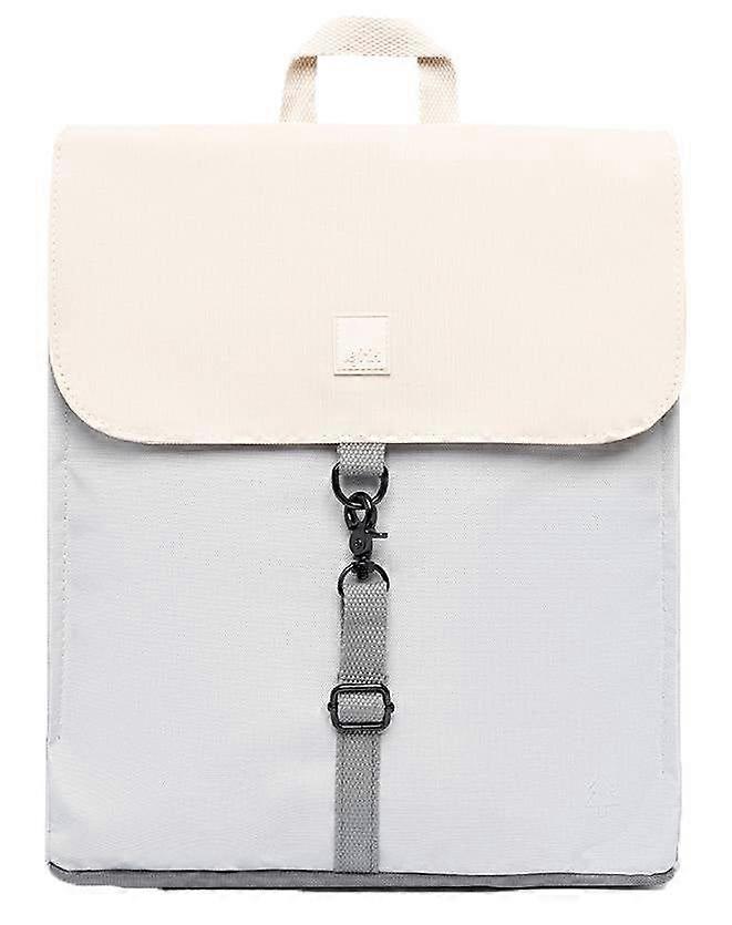 Lefrik Handy Mini Stripes Concrete Block Backpack - Grey/Light Grey/Cream