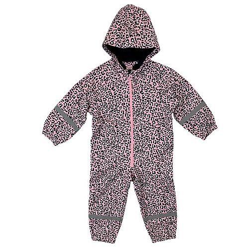 Girls Softshell Fleece Lined Rainsuit