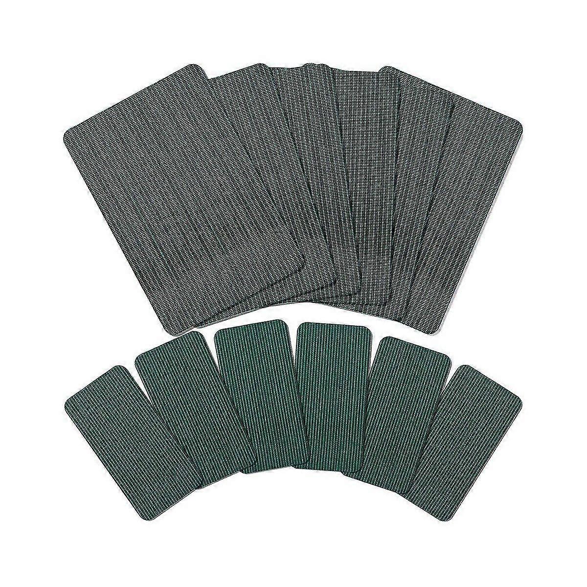 12pcs Pool Safety Cover Patch, 12x8in/4x8in Pool Cover Patches selbstklebende Poolabdeckung Reparaturset F