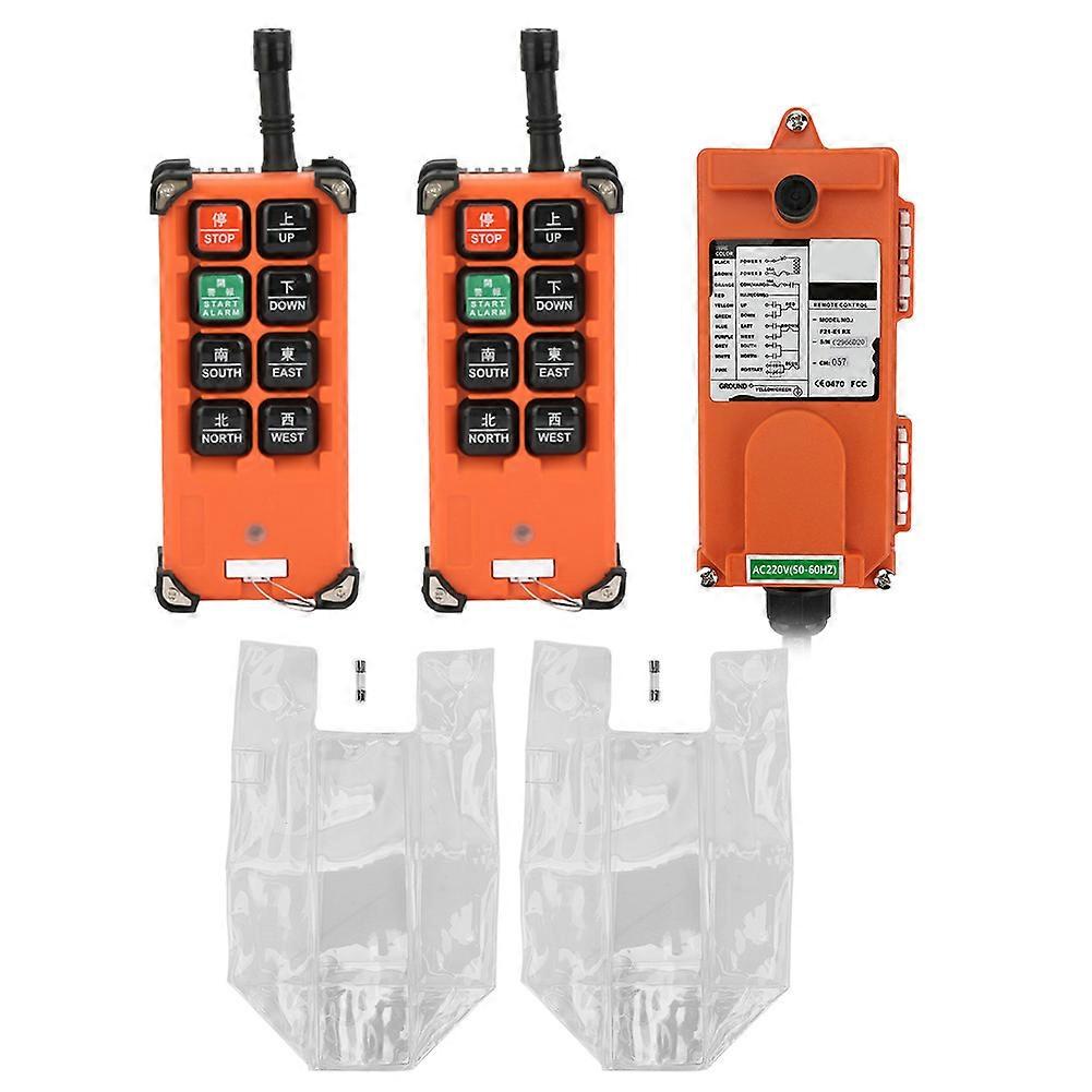 Wireless Remote Controller Hoist Remote Control 2 Transmitter 1 Receiver 220v NO.0405