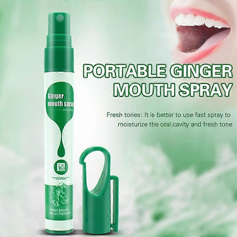 Portable Ginger Mouth Spray Multipurpose Breath Freshener Professional Oral Care Supplies for Women Men New