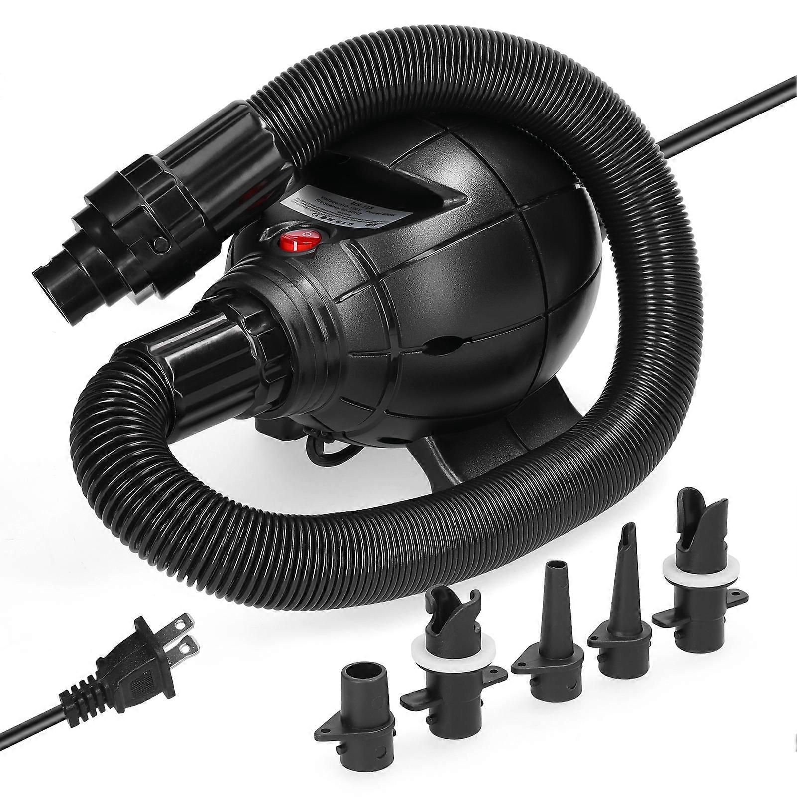 800W Air Pump Portable Convenient Small Size Household Camping Inflate Tool Air Bed Air Mat Air Inflation Tool Quick Safety Inflator