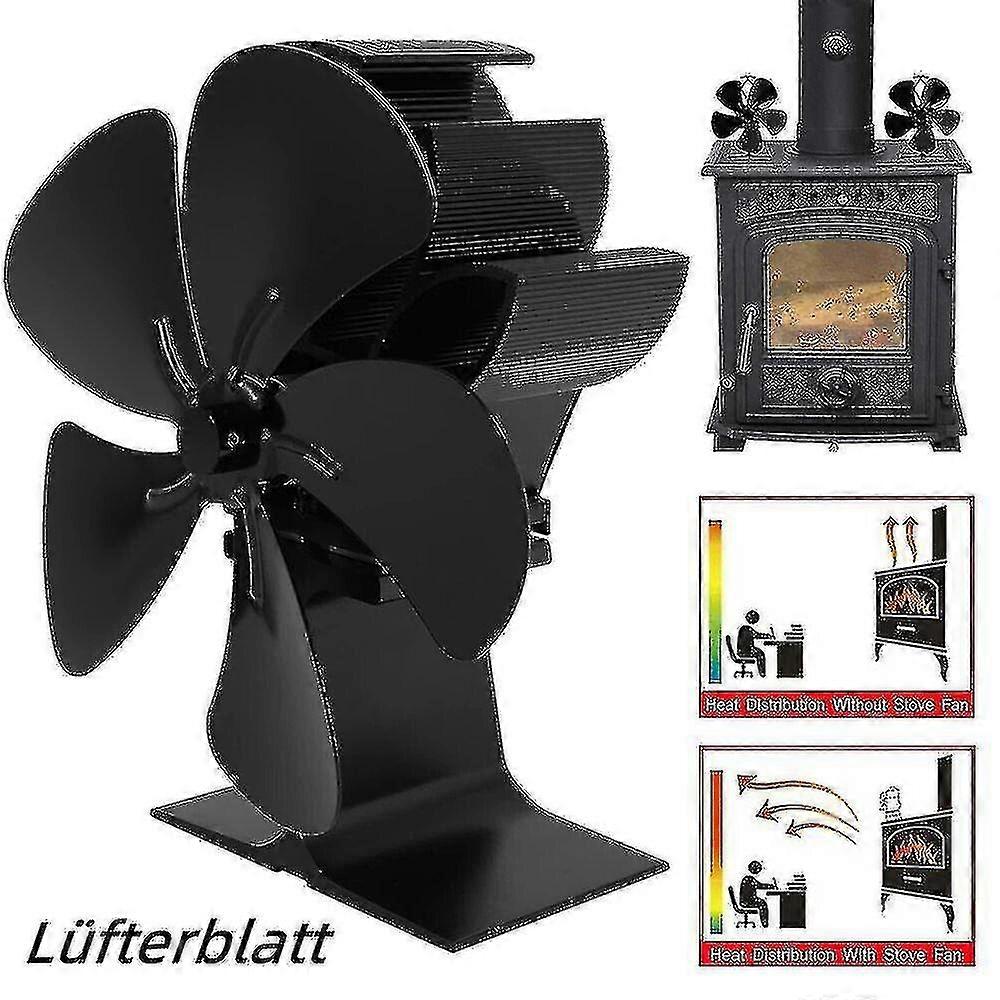 Ventilador Caliente Chimenea Aspa De Ventilador Burning Box Ty