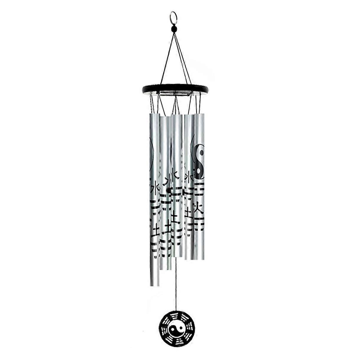 Large Bagua Wind Chime Pendant, Retro Metal Wind Chime, Retro Fortune Wind Chime, Garden Wind Chime