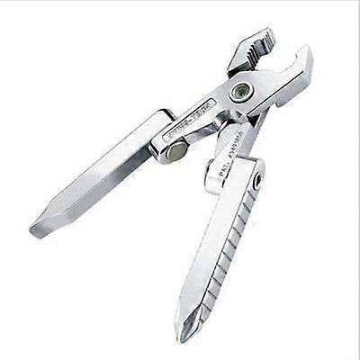 Stainless Steel 6-in-1 Key Chain Multi Tool, Polished Finish (Single Pack),2024 Ping