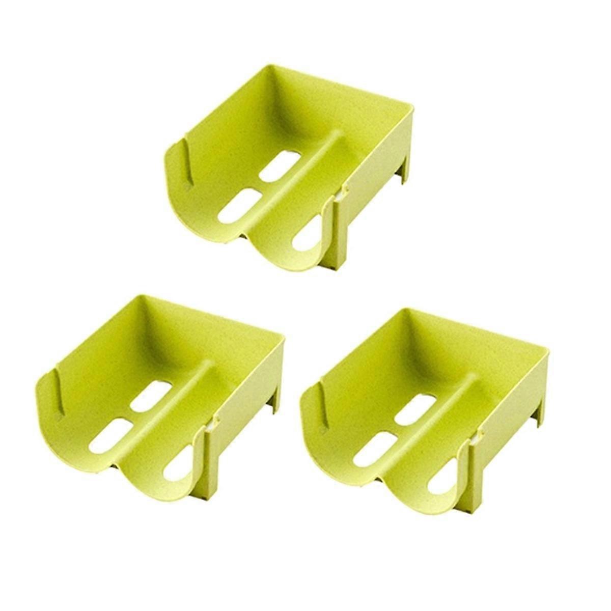 3Pcs Beer Holders Can Holder Beer Holder Bottle Storage Rack Hanger Refrigerator Organizer,Green