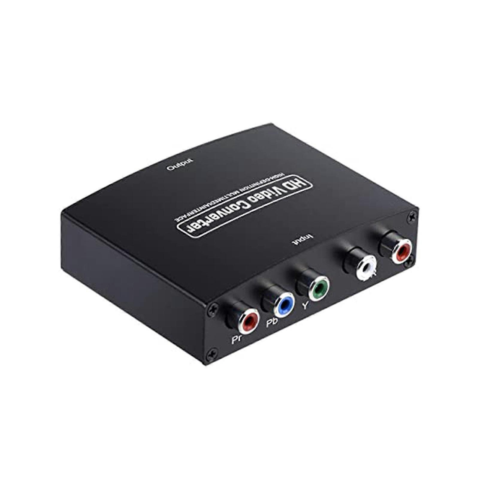 Convertidor de componentes a HDMI, adaptador PORTTA YPbPr a HDMI + extractor de audio R / L