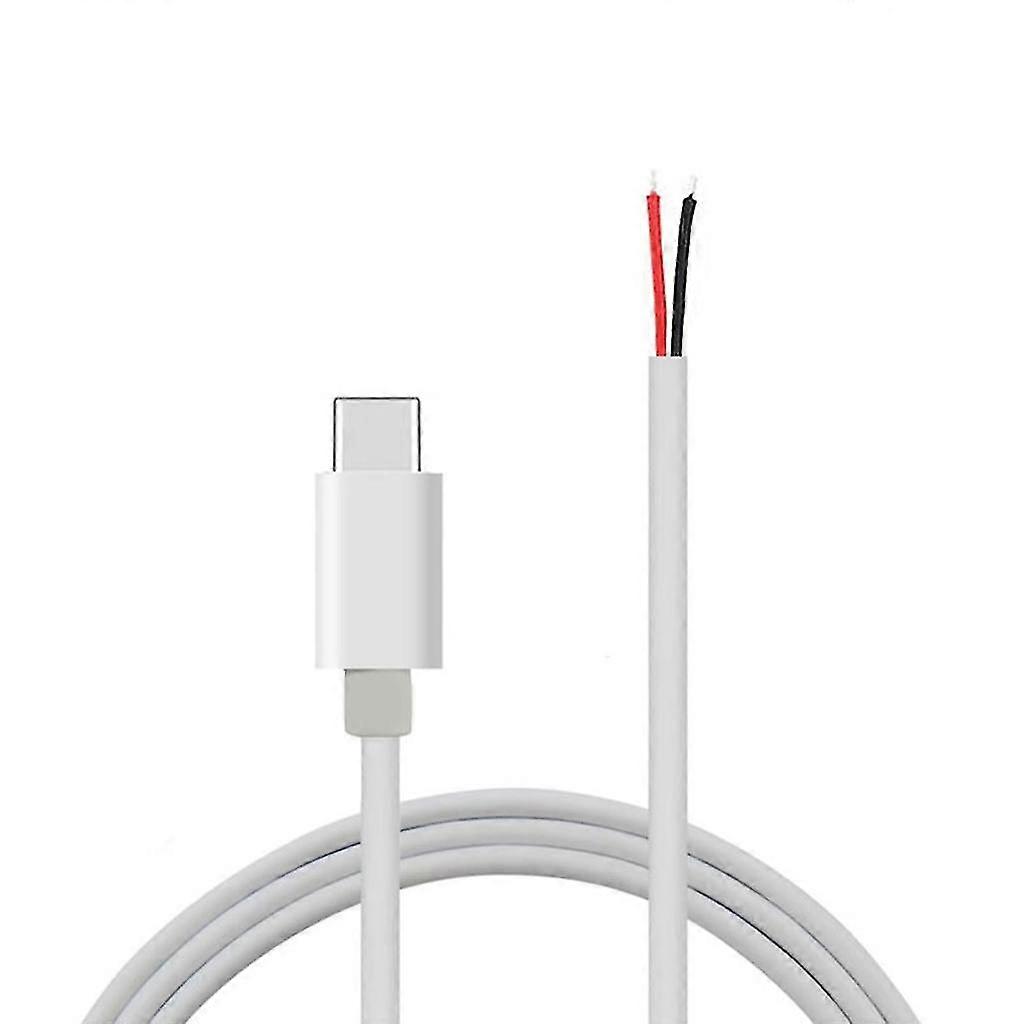 Usb C Pigtail 2 Cores Cable Diy Power Wire For Led Light Routers Cameras
