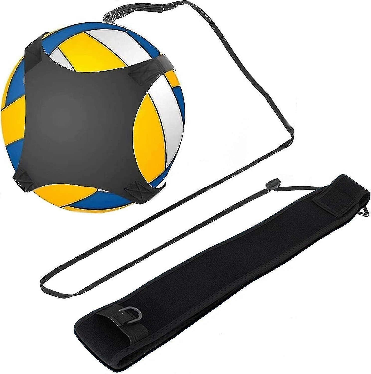Volleyball Soccer Training Equipment Ball Bouncer Aid With Adjustable Rope And Belt For Arm Swing Spinning Serve For Kids, Teens And Adults