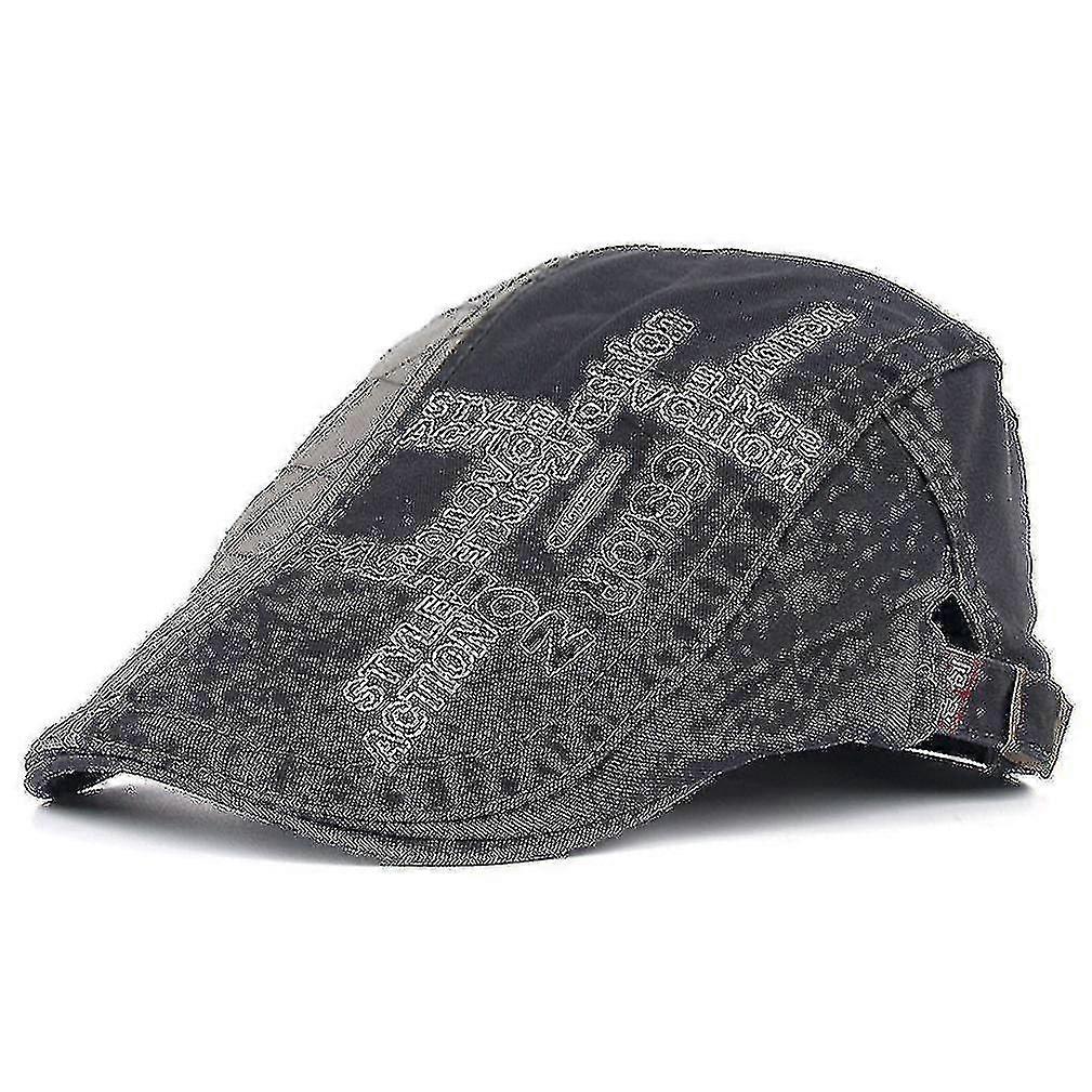 Hat Men British Denim Cowboy Hat Beret Cap