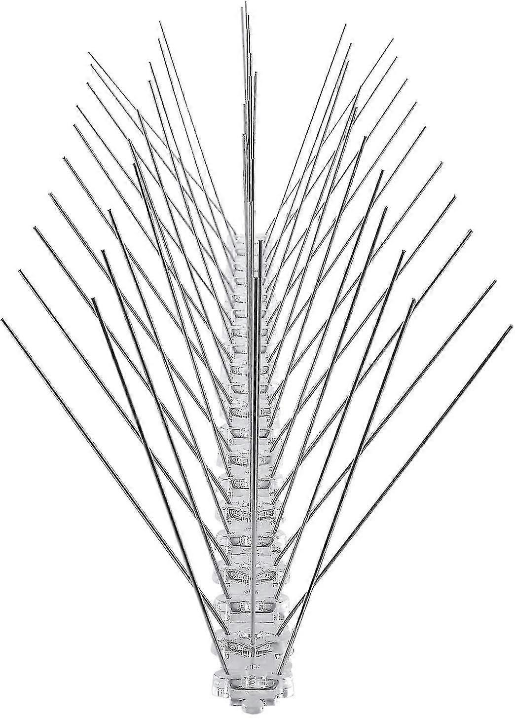 Pigeon Repellent Stainless Steel Bird Spikes Total Length 3 Metres 6 Elements 50 Cm Bird Repellent Spikes With Click Lock And Predetermined Breaking P