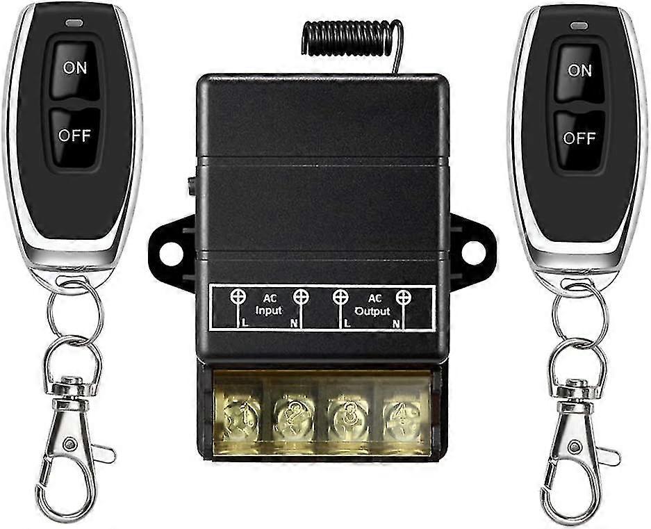 Wireless Relay Switch, 328ft 220v / 230v / 240v / 40a Relay Wireless Rf Switch