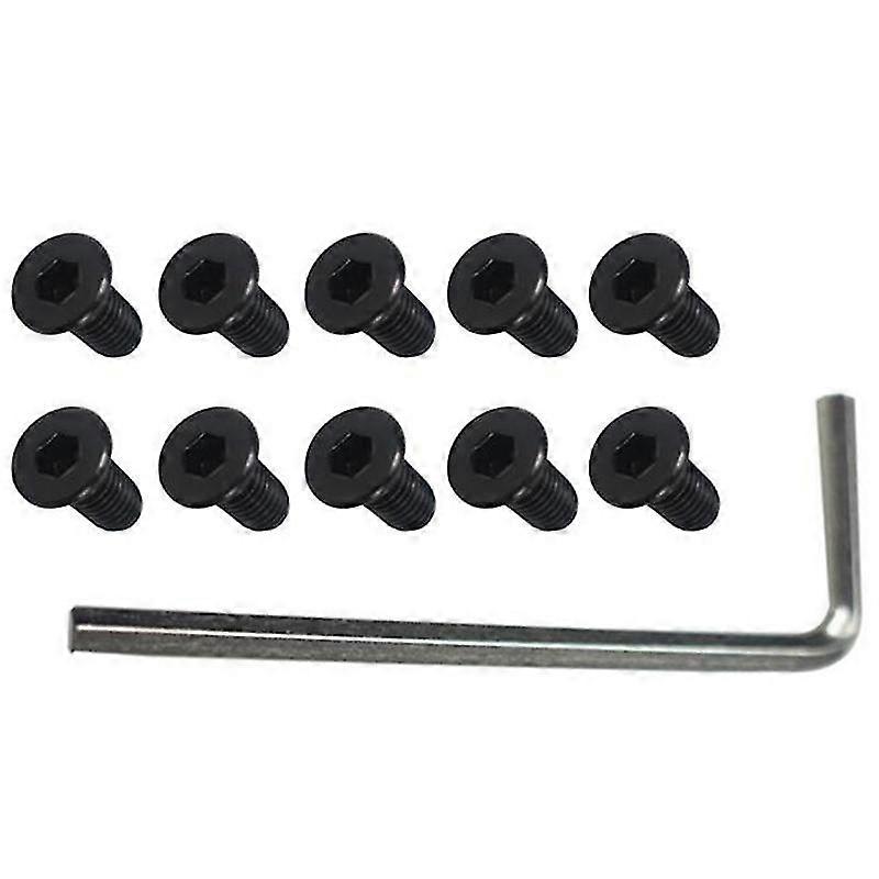 10pcs Scooter Handlebar Front Fork Tube Screws With Hexagon Handle Replacement Parts Kits For M365