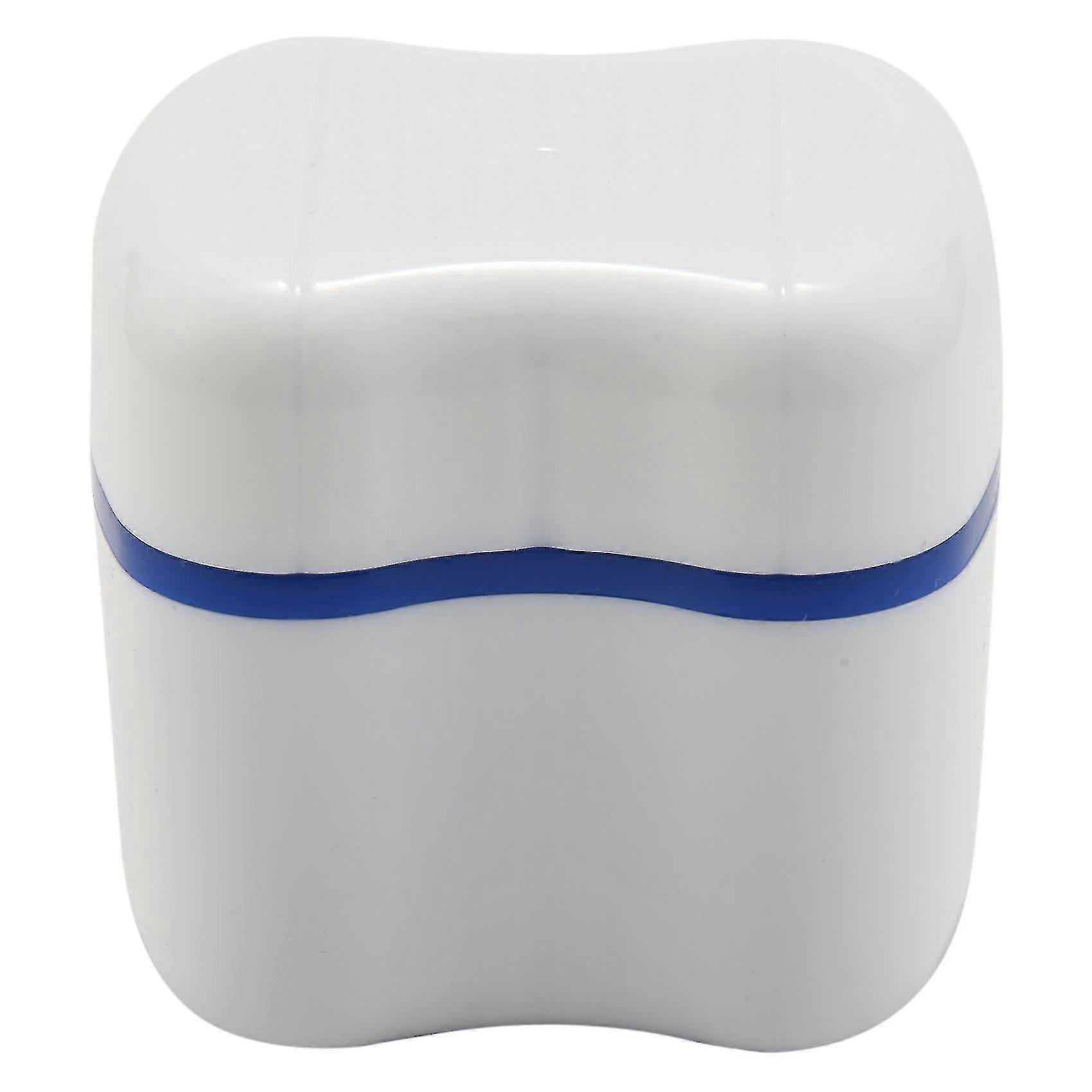 Denture Box With Designed Holder Store And Retrieve(dark Blue)
