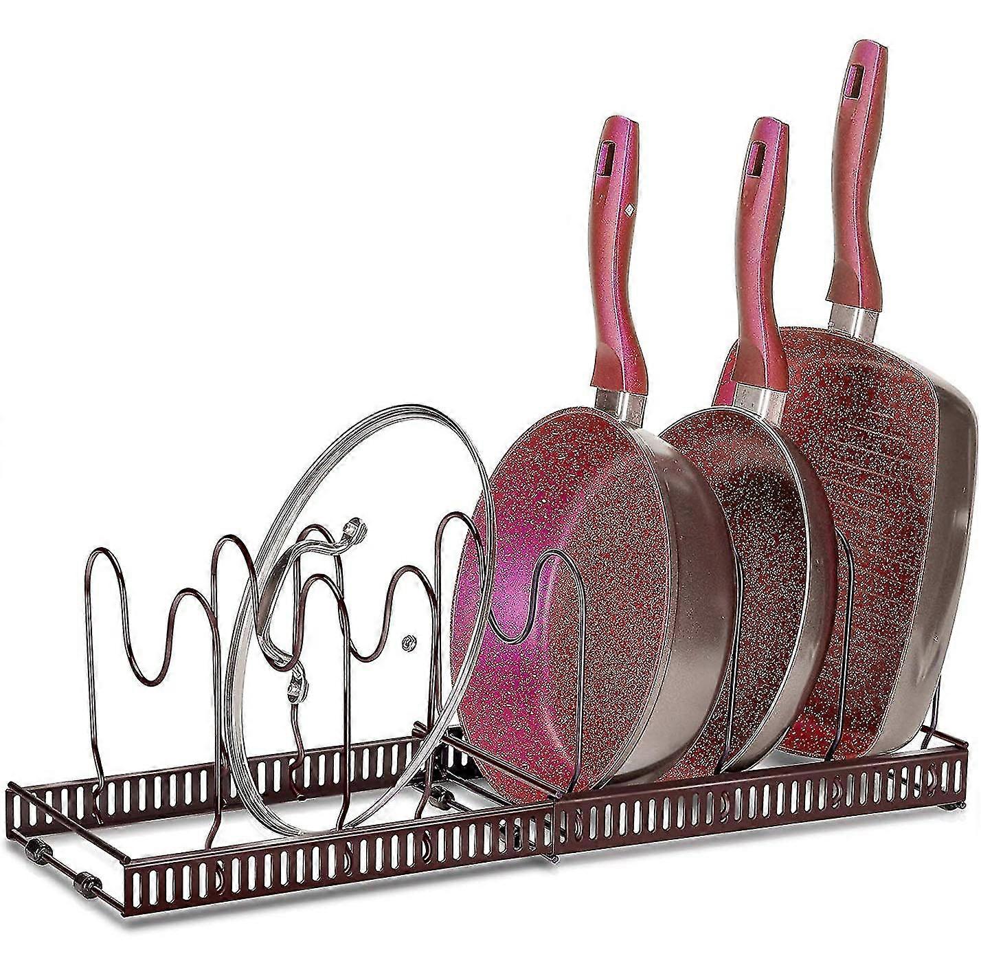 Pan Holder Adjustable For Kitchen