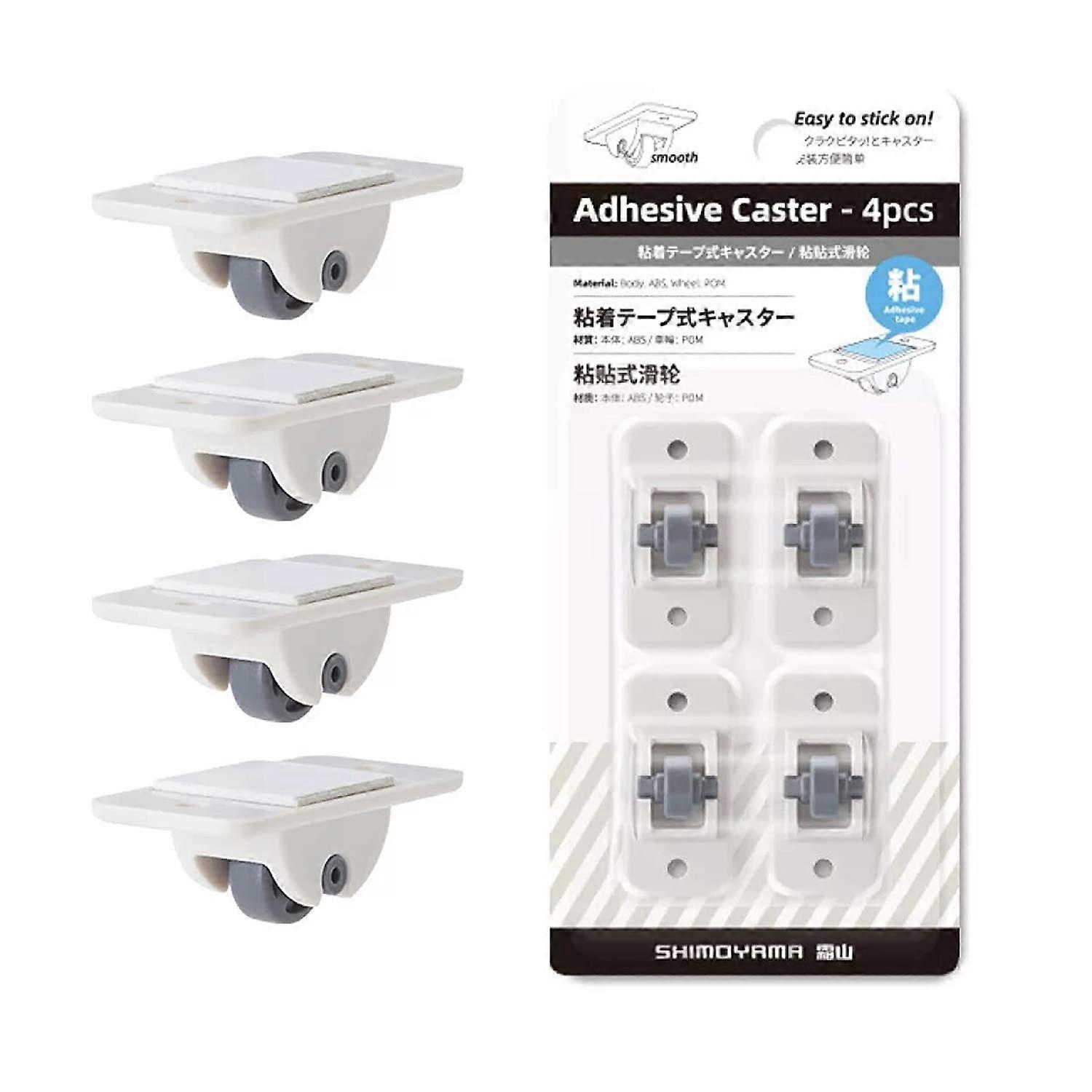 Pieces Mini Casters Self Adhesive