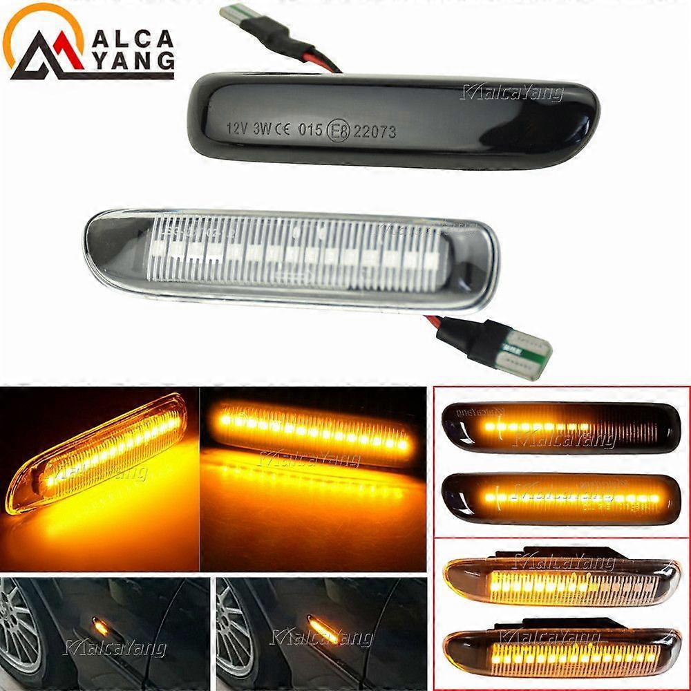GaiBoSiLED Turn Signal Light Side Marker Sequential Repeater Flashing Indicator For BMW 3 Series E46 1998-2001