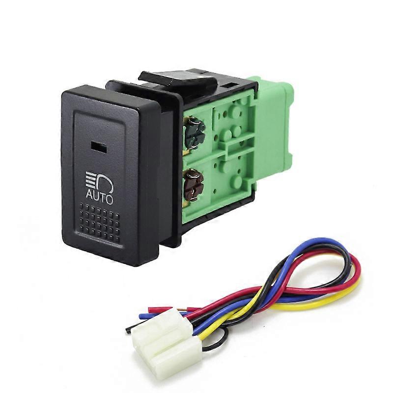1PC Automatic headlights Front Fog Light Spotlight Tailgate music audio Switch Button For Nissan X-TRAIL 14-20