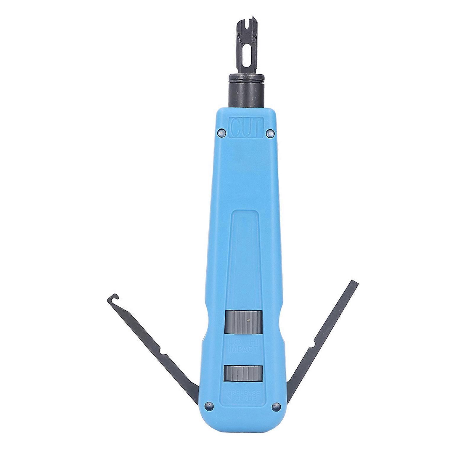 Punch Down Tool Adjustable Cutter Wire Cable Insertion Hand Tool for 110/88 Module