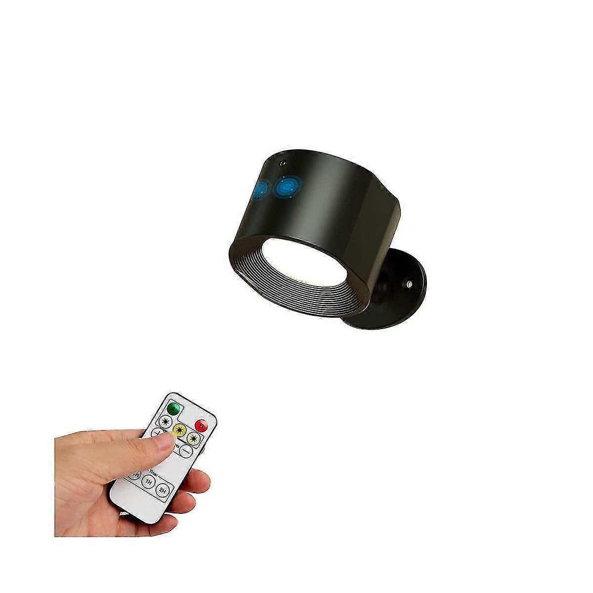 Led Wall Sconce With Rechargeable Stepless Dimming &3 Color Temp Adjustment 360magnetic Rotation S