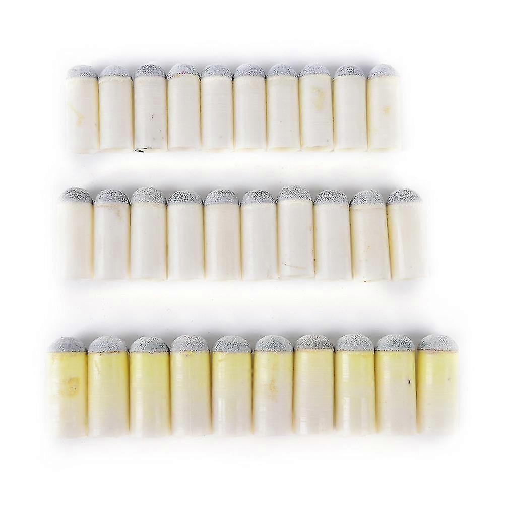 EVAGO 10pcs טיפים לרמז בריכה ציוד סנוקר מקצועי מקל רמז פלסטיק קשיח ferrules ראש רמז ביליארד 9/10/11 מ"מ