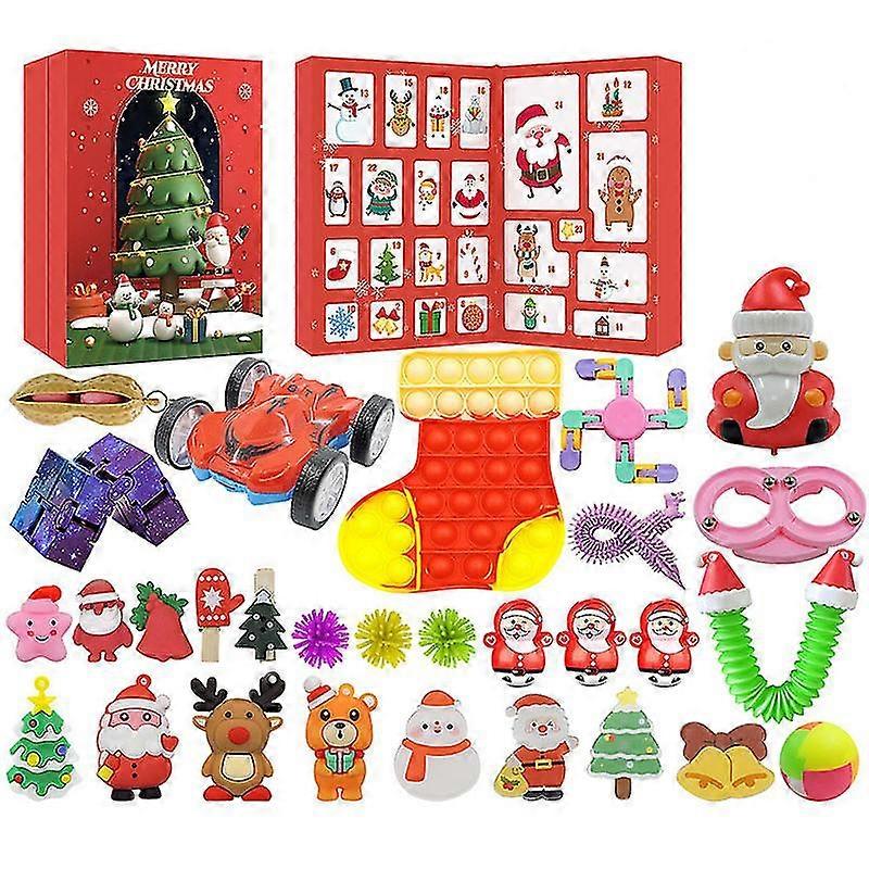 Advent Calendar For Kids Gift Set Toys Car Gift Box 24 Days Countdown Calendars Xmas Blind Box