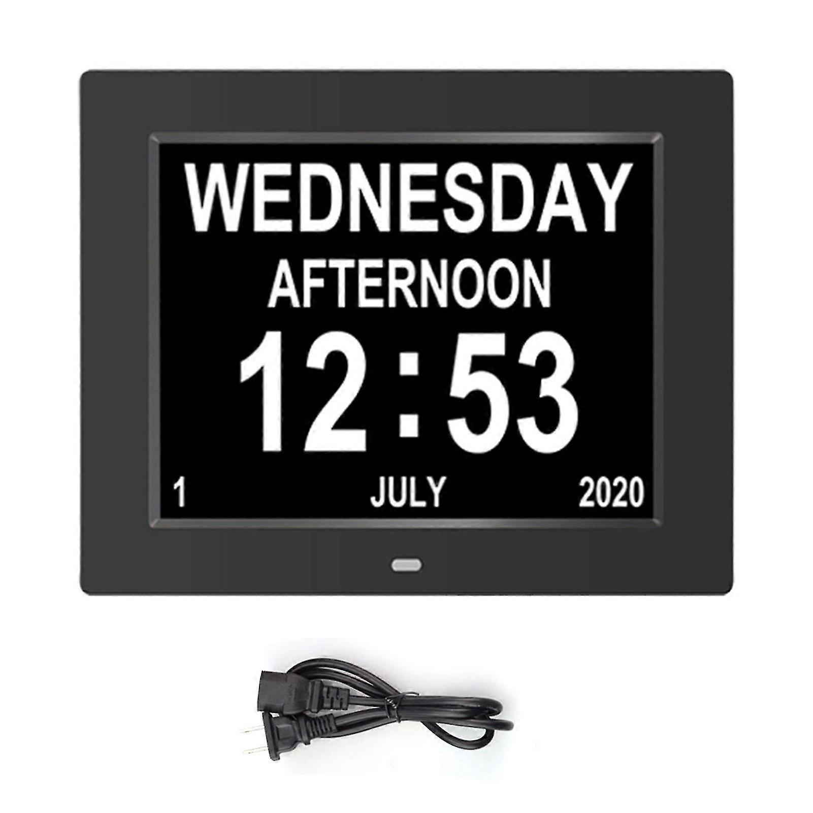 7 polegadas relógio digital suporta cartão SD resistente ao desgaste relógios de cabeceira para casa quarto