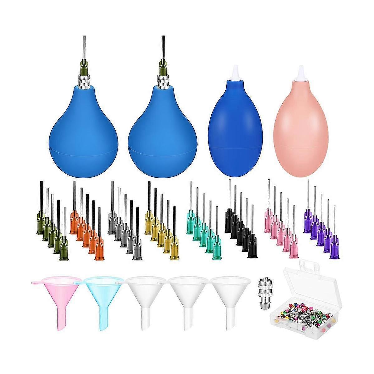 Ceramic Precision Applicator For Clay Tool Sets, 4-piece Slide-rail Ceramic Glaze Squeeze Bottle