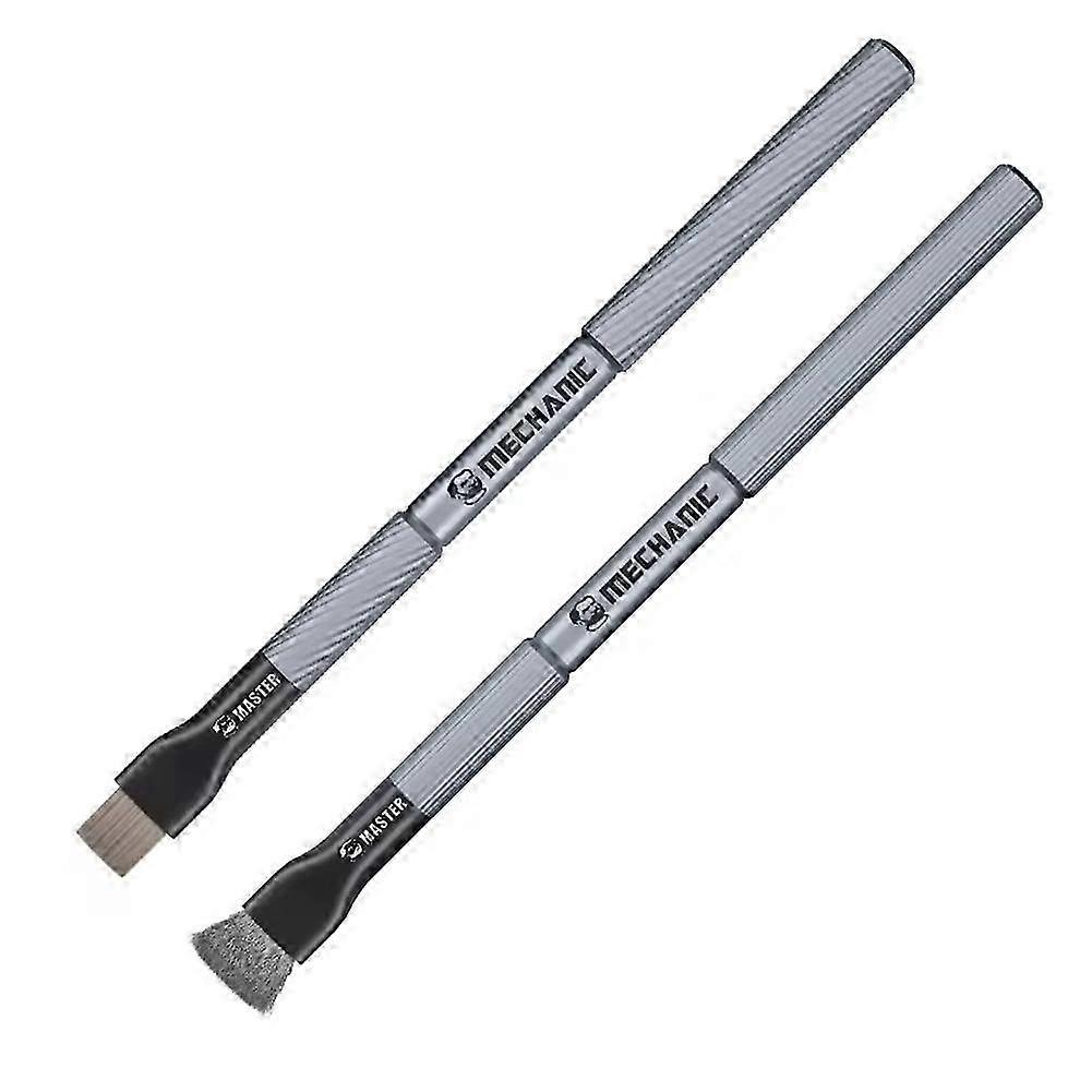MECHANIC 2ks Základná doska IC Debonding Kefa Oceľová kefa, Odstraňovanie lepidla Odstránenie cínu, Leštiace kefové nástroje
