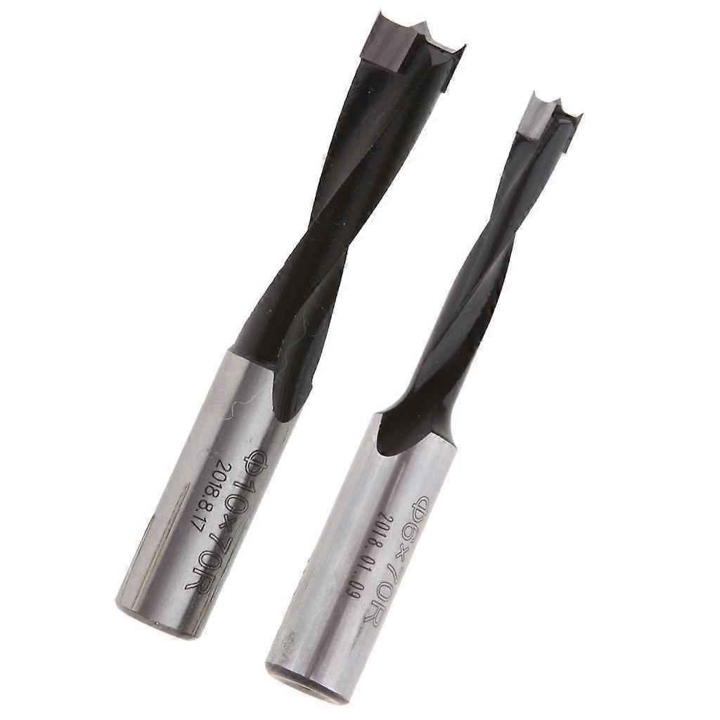 2Pcs 70mm Carbide Brad Point Boring Bits Right Hand Woodworking Drill Bits