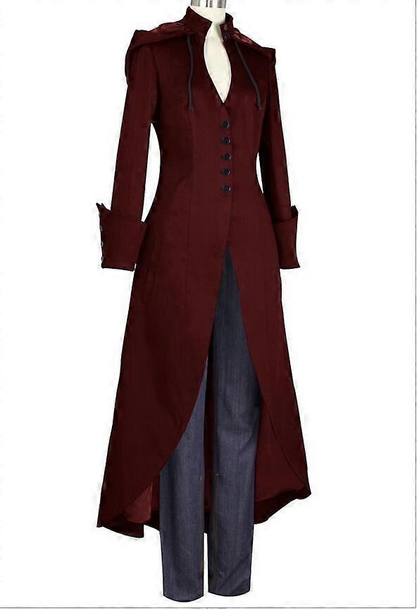 Asymmetrical Lace Zip Tailcoat Wind Jacket Plus