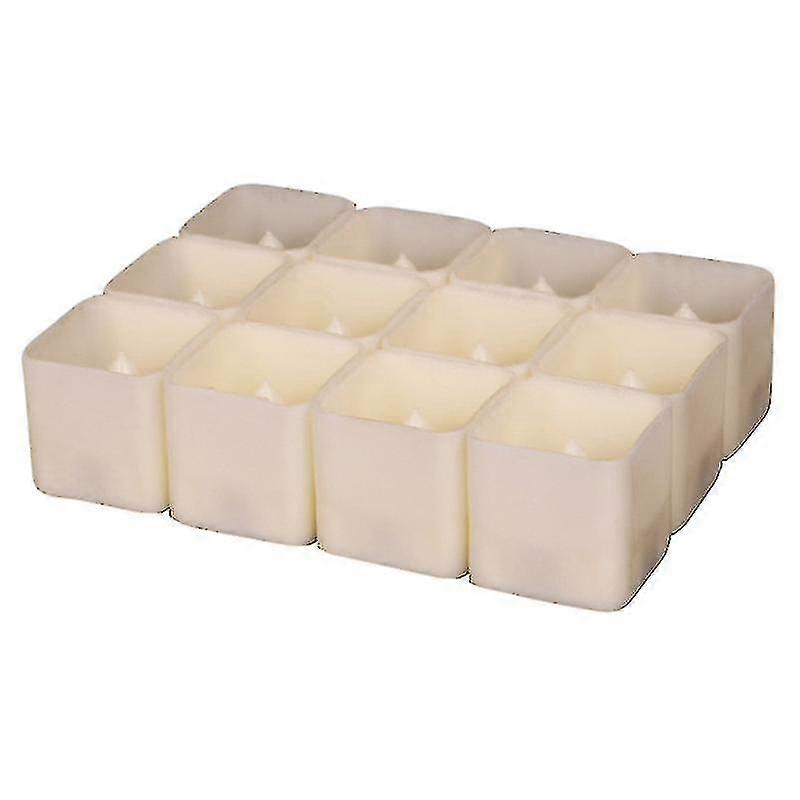 12pcs Square Led Flameless Candle