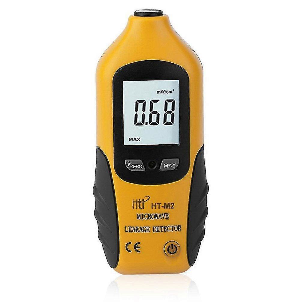 Ht-m2 professionele digitale lcd display magnetron lekdetector hoge precisie straling meter tester 0-9.99mw/cm2