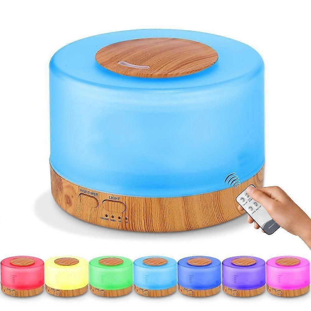 T700 Remote Control Wood Pattern Air Humidifier