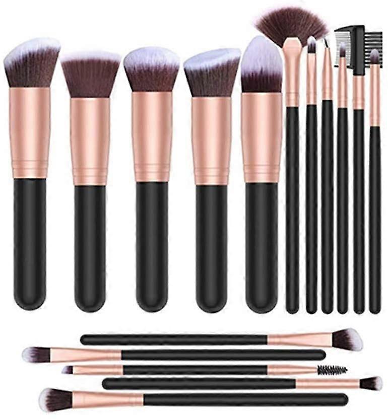 High-end Black Gold Makeup Brush Set Professional Cosmetic Brushes 16pcs
