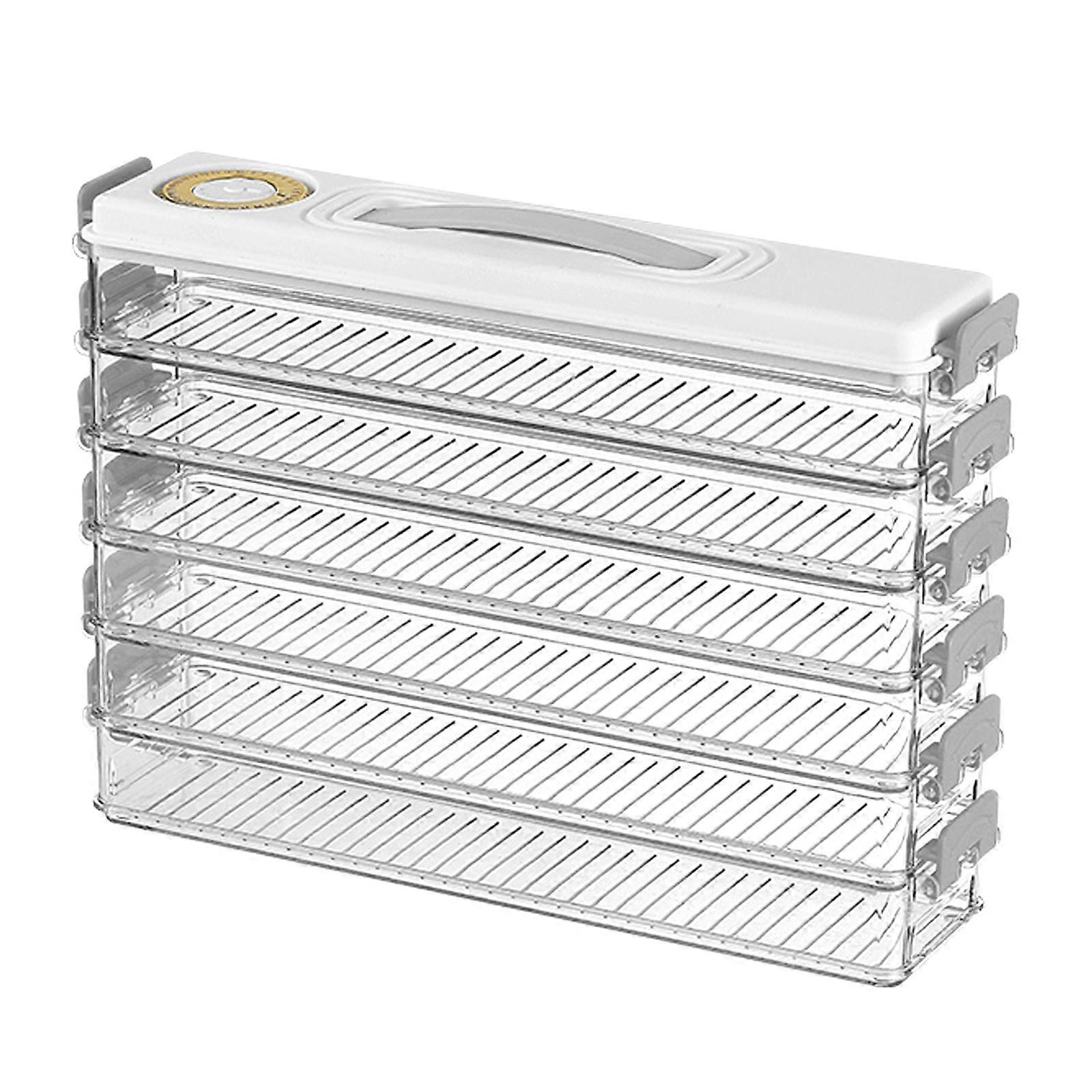 Kitchen Refrigerator Side Door Multi-Layer Storage Dumpling Box Household Preservation Box