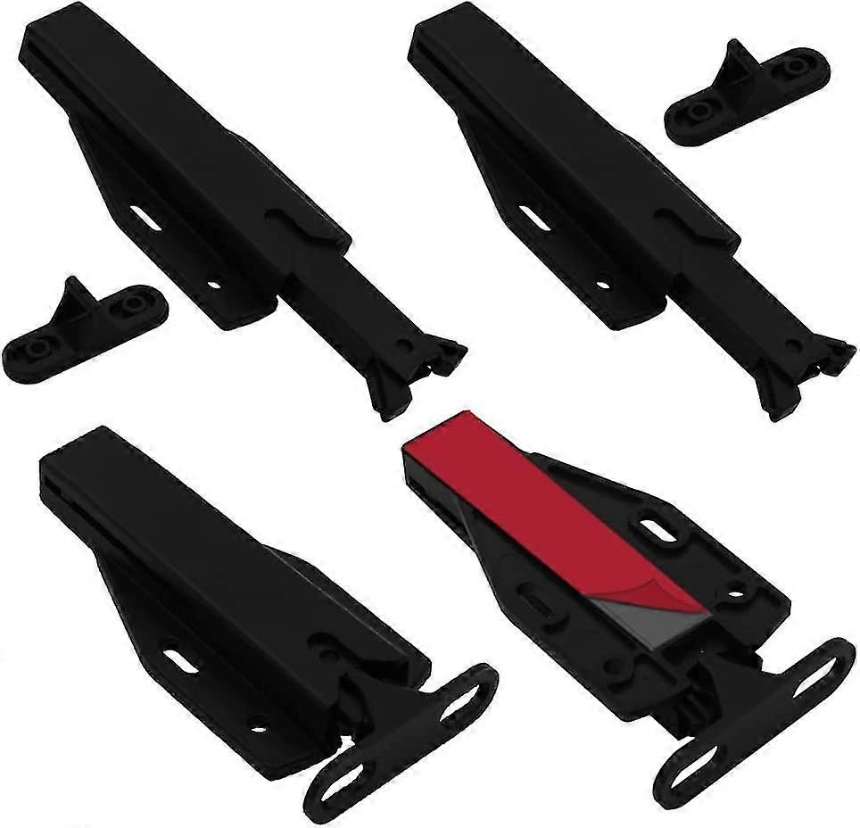 Push To Open Cupboard Door Latch Set Of 4 Push Latch Drawer Push Latch Spring Loaded Push Latch Touch Latch Closer System For Cupboard Cabinet Door
