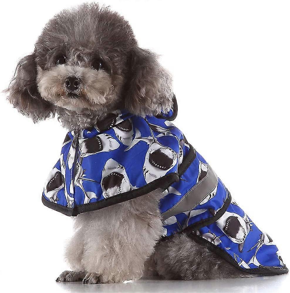 Dog's Hooded Raincoat Poncho