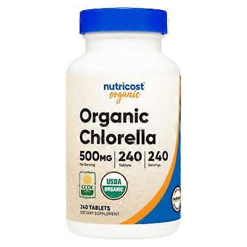 Nutricost Chlorella Tablets Organic ,500 Mg ,240 Count