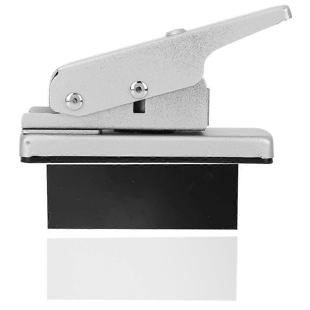 Herramienta cortadora DIY Guitar Pick Punch Maker con 2 tiras (gris)