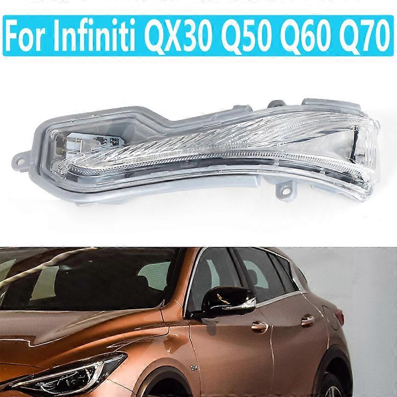 26160-4GA0A 26165-4GA0A Car Rearview Mirror turn Signal light For Infiniti QX30 Q50 Q60 Q70 Mirror Indicator Lamp Flashing Light