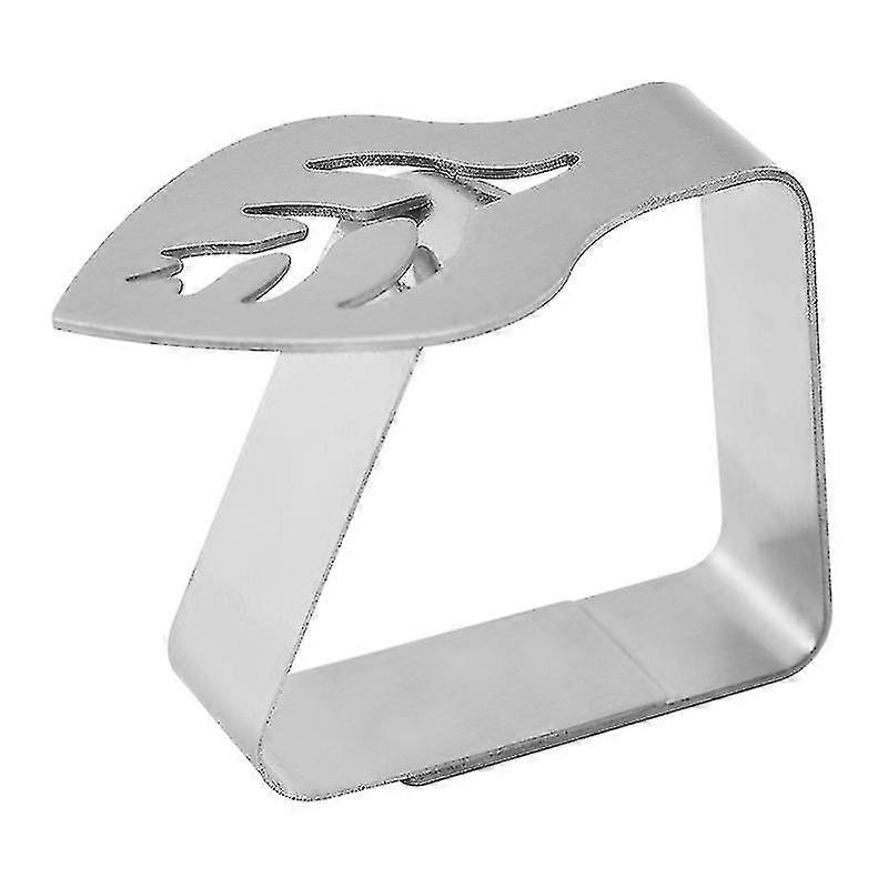 Clips de nappe de porte-vêtements de conception de feuille d'acier inoxydable de support de support de support