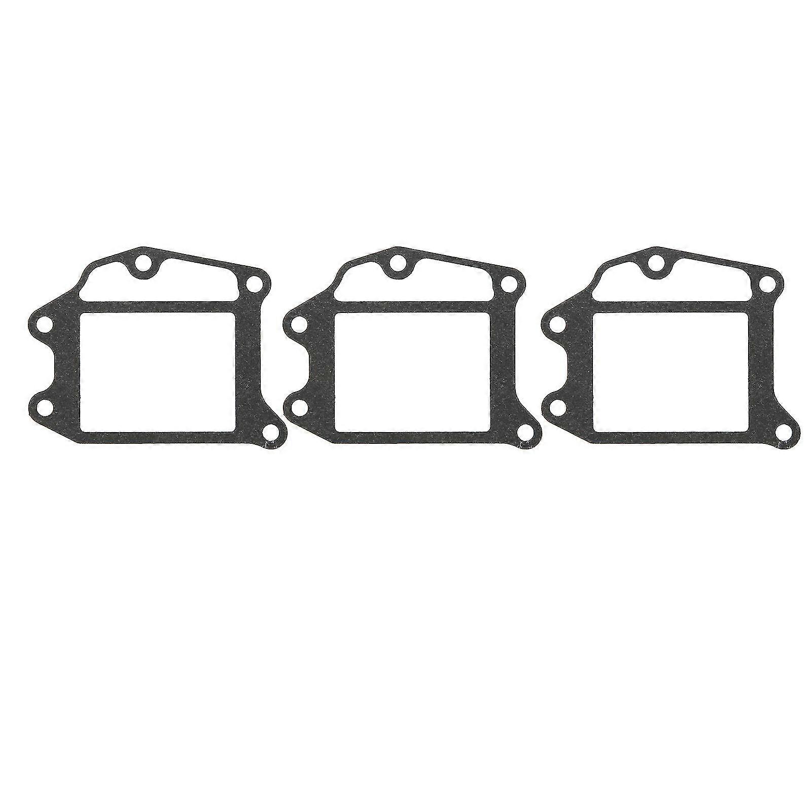 2 Stroke Outboard Engine Exhaust Gasket 3Pcs Set - 9.9hp 15hp - 63V 41133 A1