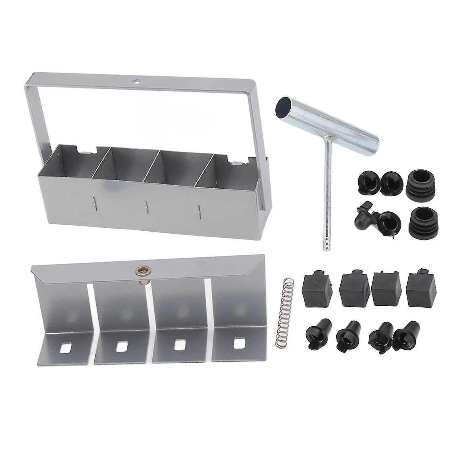 Stainless Steel Soil Blocking Tool for Outdoor Vegetable Garden - Handheld Soil Block Maker